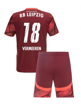 Detské Futbalové oblečenie RB Leipzig Arthur Vermeeren #18 2024-25 Krátky Rukáv - Preč (+ trenírky)